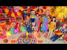 Barbie Doll All Day Routine In Indian Village/Sita Ki Kahani Part-292/Barbie Doll Bedtime Story||