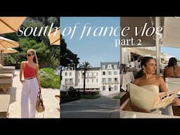 SOUTH OF FRANCE VLOG PART 2 | CANNES, BEACH CLUBS & EXPLORING