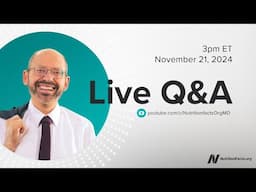 Live Q&A with Dr. Greger