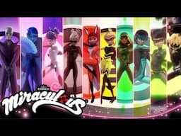 Pakistan dub Miraculous ladybug all transformation from season 1 to 3