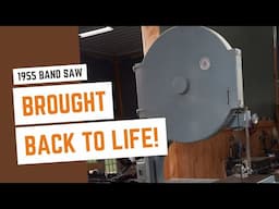 Bringing our 1955 Crescent Band Saw to Life!