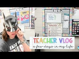 TEACHER VLOG | an "almost" week in my life, writing plans, tracking standards