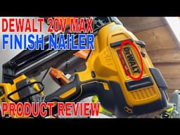 ✅  DEWALT 20V MAX Finish Nailer 🔴