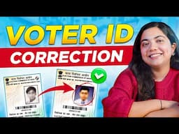 How to update photo in Voter ID card | Voter ID card correction in 2024 ✨