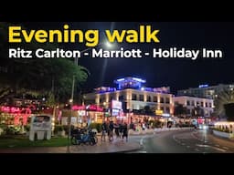 Evening walk - Ritz Carlton to Paseo Herencia mall