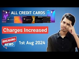 HDFC Credit Card Charges Increased | Hdfc Credit Card Charges 2024 | Hdfc Bank Credit Card Charges