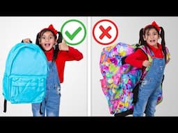 Aventura con Mochila Gigante y Intercambio de Mochila de Ellie y Amigos🎒