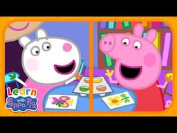 Learning To Paint With Peppa Pig 🎨 Educational Videos for Kids 📚 Learn With Peppa Pig