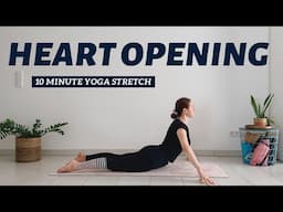 10 min Heart-Opening Yoga Stretch | Relieve Mid-Back Stiffness & Improve Posture