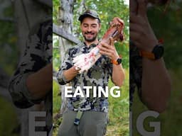 I Ate the WEIRDEST 🤢 Part of a Brown Bear and Lived to Tell! #bearhunting #bowhunting #survival