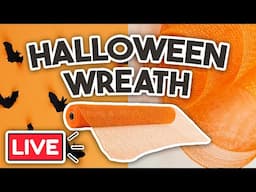 Deco Mesh Halloween Wreath - New Craft Room, New Craft!