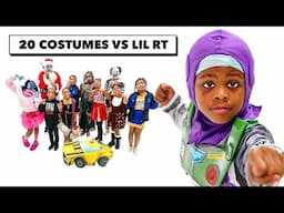 20 COSTUMES VS 1 RAPPER: LIL RT