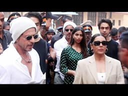 Shahrukh Khan With Suhana, Aryaan And Gauri Cast Vote For Maharashtra Assembly Election 2024