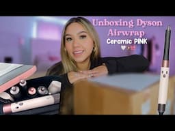 Unboxing Dyson Airwrap Ceramic PINK 🎀🤍✨