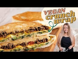 VEGAN Crunchwrap Supreme Recipe from Taco Bell | TASTY + CRUNCHY