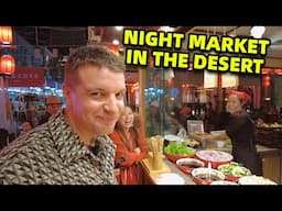 Night Market in China's Desert 🇨🇳 I Didn't Expect THIS!