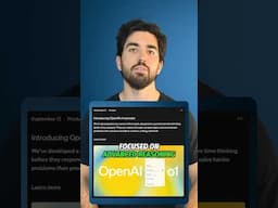 What is o1 - OpenAI’s latest model… and how is it different