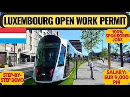 Luxembourg Open Work Permit | Luxembourg Recruitment Agency | Sponsored Luxembourg Jobs