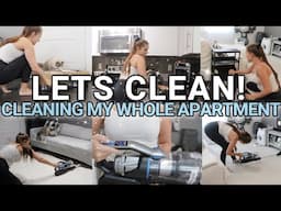 CLEANING MOTIVATION | CLEAN WITH ME | CLEANING MY ENTIRE APARTMENT!