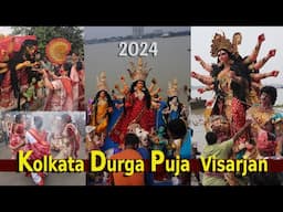 Kolkata Durga Puja Visarjan Durga Puja 2024 Durga Visarjan Babughat Vijayadashami