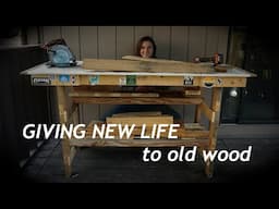 Building a Workbench from Wood Pallets