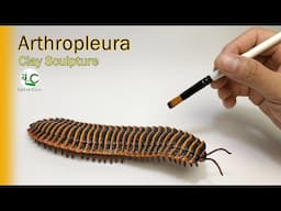 Sculpting Arthropleura | Cosclay | Prehistoric Millipede Sculpture @LifeofClay