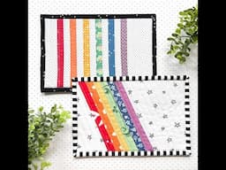 Foundation Paper Piecing Basics- Skinny Stripe FPP pattern