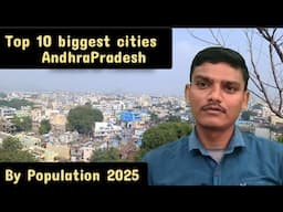 Top 10 biggest cities in Andhra pradesh by population | 10 cities by population Andhra