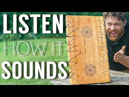 Cut a Wood Board this Way and Sounds Like a Violin