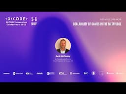 Scalability of Games in the Metaverse | Jack McCauley | Co-Founder & Ex-Chief Engineer at Oculus VR