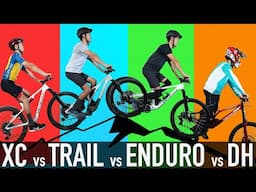 The Different Types of Mountain Bikes: XC vs Trail vs Enduro vs Downhill