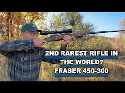 Rare Side-Lever Fraser Falling Block Rifle in 450-300