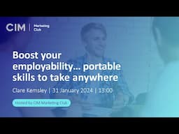 Boost your employability...portable skills to take anywhere