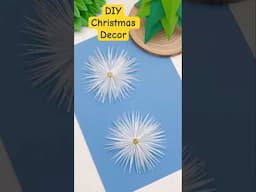 Christmas Star Ornaments #shorts #art #craft #handmade #christmas #decoration