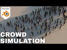 Population Addon Revolutionized Crowd Simulation for Blender Artists!