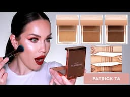 NEW PATRICK TA MAJOR SCULPT CREAM CONTOUR & POWDER BRONZER ON FAIR SKIN REVIEW (She's Statuesque)