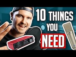 10 Things You Need In A Home Studio