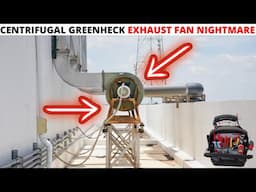 HVAC: GREENHECK Centrifugal Exhaust Fan Not Working NIGHTMARE Repair (Greenheck Exhaust Fan Motor)