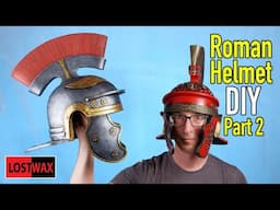 Make a Roman Centurion Helmet! Part 2- DIY Roman Costume From EVA Foam.