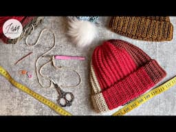 🍎How to Crochet a Beanie Beginner Friendly | Into the Woods Beanie #crochetbeanie