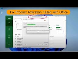 Fix Product Activation Failed Error With Excel, Word or MS Office