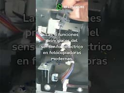 Sensor Fotoeléctrico y su importancia en las Fotocopiadoras