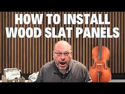 How to Install Wood Slat Wall Panels | Slat Solution