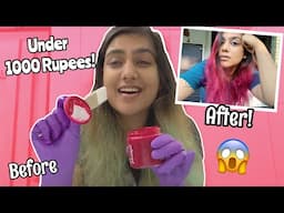 I Bleached and Dyed my Hair Pink using Paradyes Carolla Pink! How to Bleach & Color Indian Hair Pink