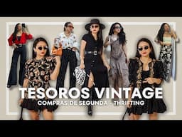 COMPRAS DE SEGUNDA MANO ✨ MIS TESOROS VINTAGE, THRIFT HAULS FINDS, VAMOS A SEGUNDEAR