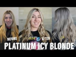 Hair Transformations with Lauryn: Maintaining Icy Platinum Blonde Highlights Ep. 214