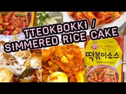 SIMPLE AND EASY CHEESY TTEOKBOKKI RECIPE POPULAR KOREAN FOOD