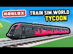 Building a HIGH SPEED TRAIN Company in Roblox Train Sim World: Tycoon