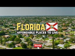 10 Cheap Places to Live in Florida 2024 - Affordable Living in Florida to Buy Home🏠