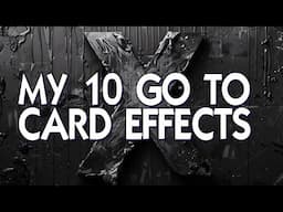 Magic Book Review - X (My 10 Go-To Card FX) by Rune Carlsen